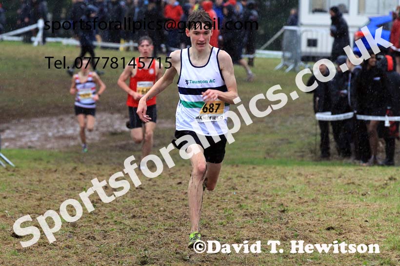 Mens Under-17s 2023 National Cross Country Relays, Berry Hill Park, Mansfield.  Photo: David T. Hewitson/Sports for All Pics
